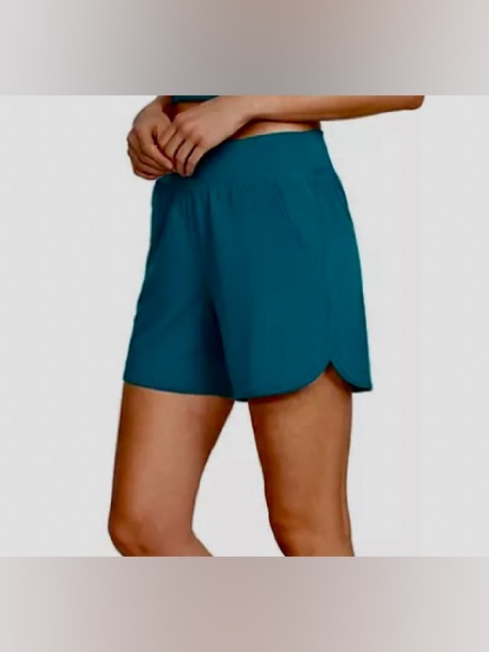 Lands' End - NEW - Baltic Teal 5" Board Shorts with Panty